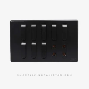 Modern Switch Boards in Pakistan - Antique Gray Series - Smart Living Pakistan - www.smartlivingpakistan.com
