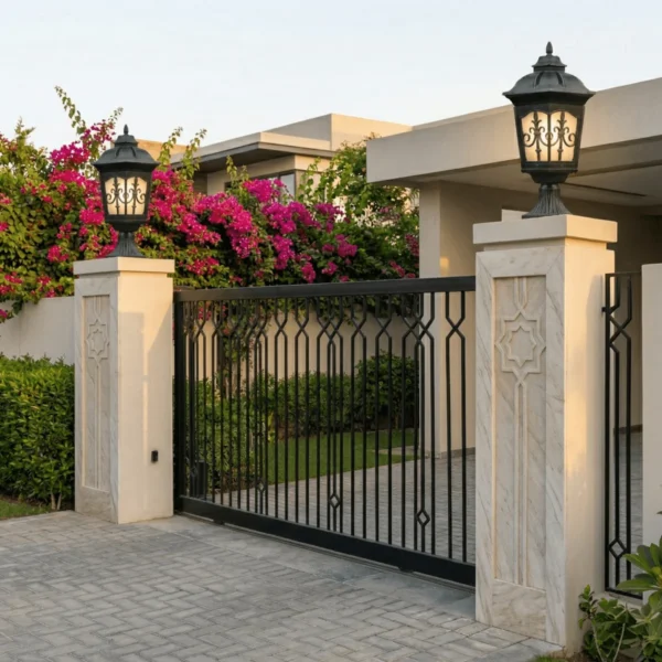 Black Antique Gate Lamp _ Main Gate Light in pakistan-1 (1) (1) Black Antique Gate Lamp | Main Gate Light in Pakistan