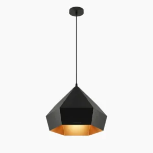 Black Diamond Hanging Light | Modern Ceiling Hanging Light - 18 Inch