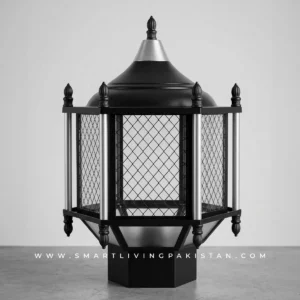 Gate Pillar Lights | Black Metal Gate Pillar Lamp in Pakistan