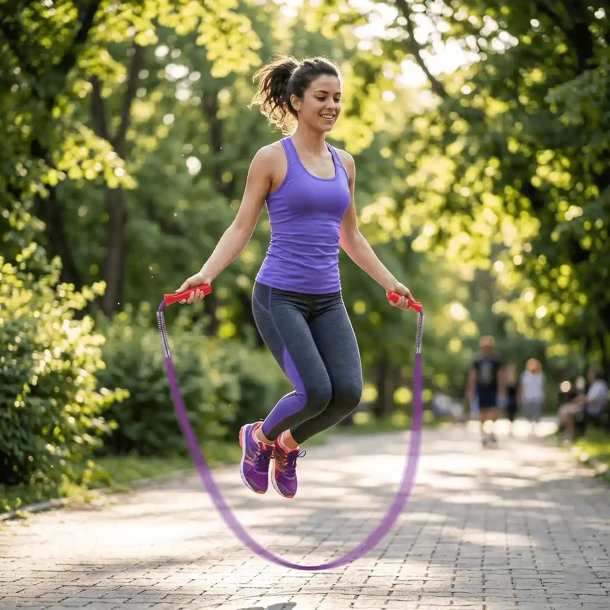 Adjustable Skipping rope for fitness and Height increase - 2.5m / 9ft Wire length
