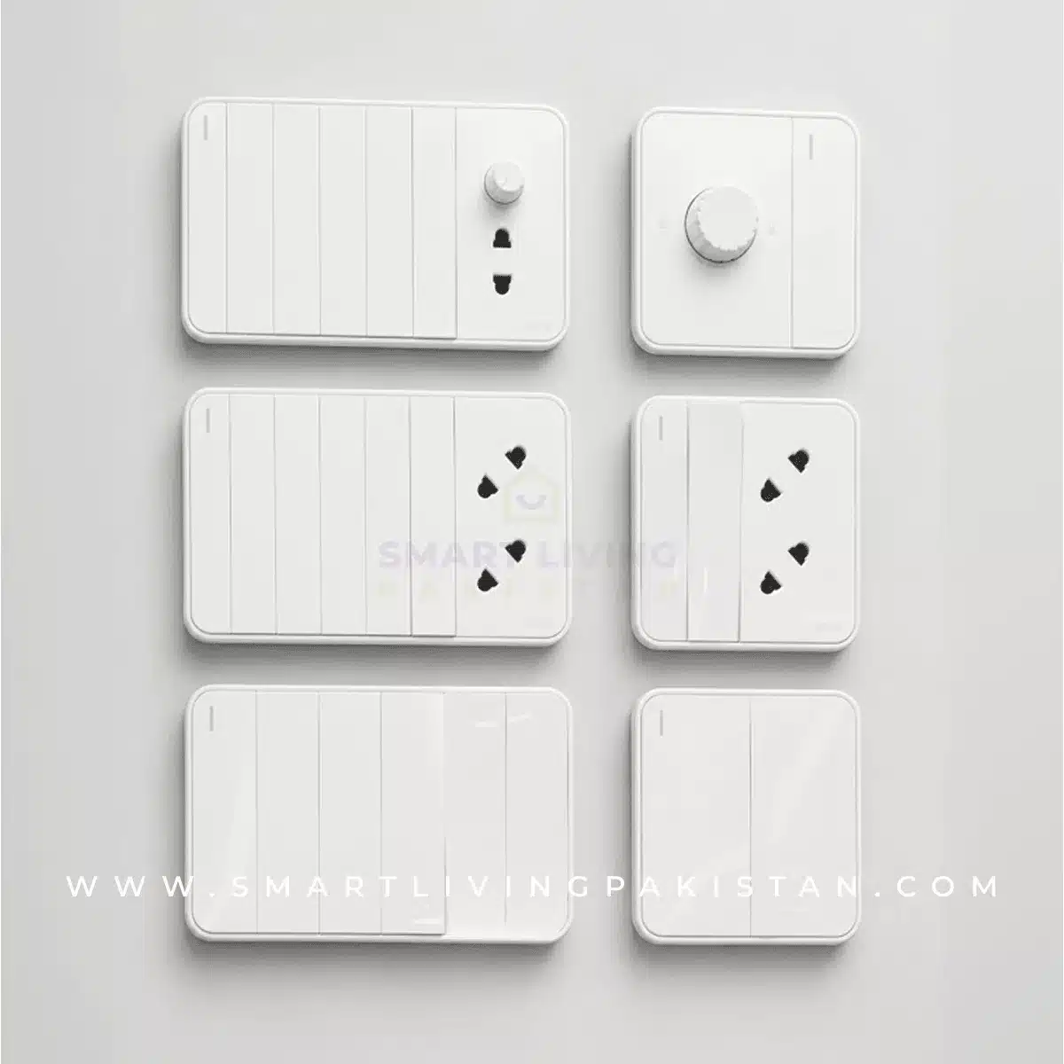 Prime Series White luxury switch board - China fitting Pakistan