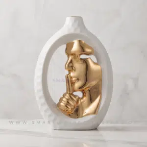 Gold Profile Vase Decoration Piece Muse by Smart Living Pakistan