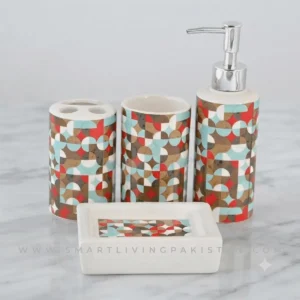 Mosaic Ceramic Bathroom Set Washroom set by Smart Living Pakistan