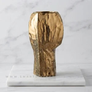 Textured Gold Vase Decoration Piece Aurum by Smart Living Pakistan
