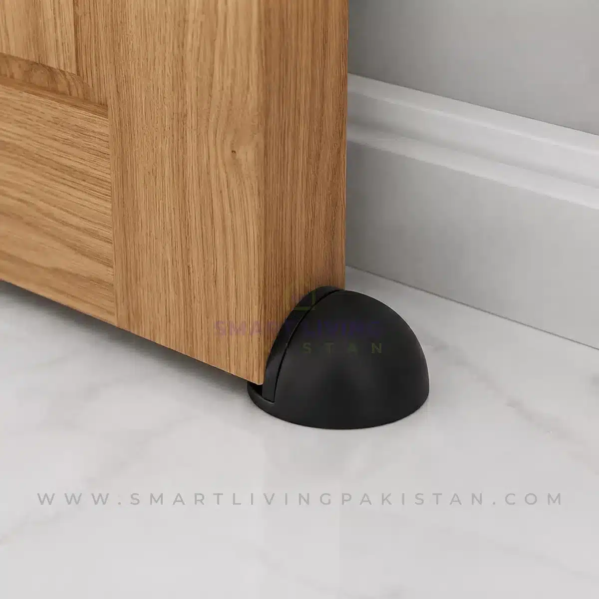 Black Rubber Floor Stopper by smart livng pakistan