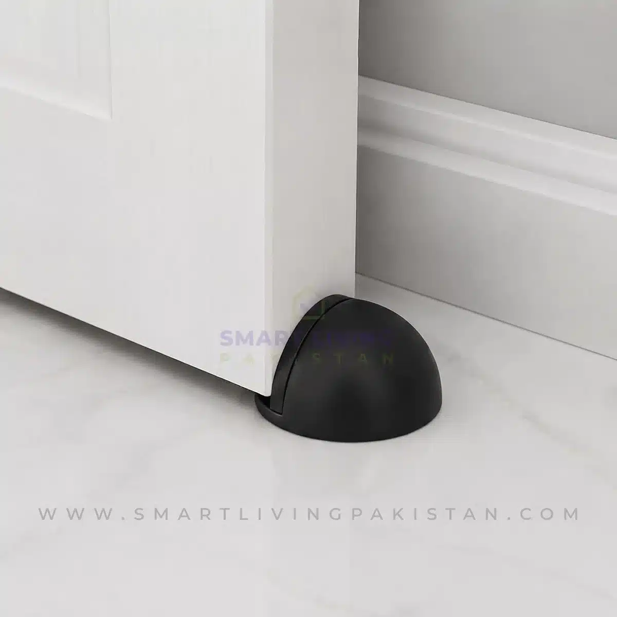 Black Rubber Floor Stopper by smart livng pakistan