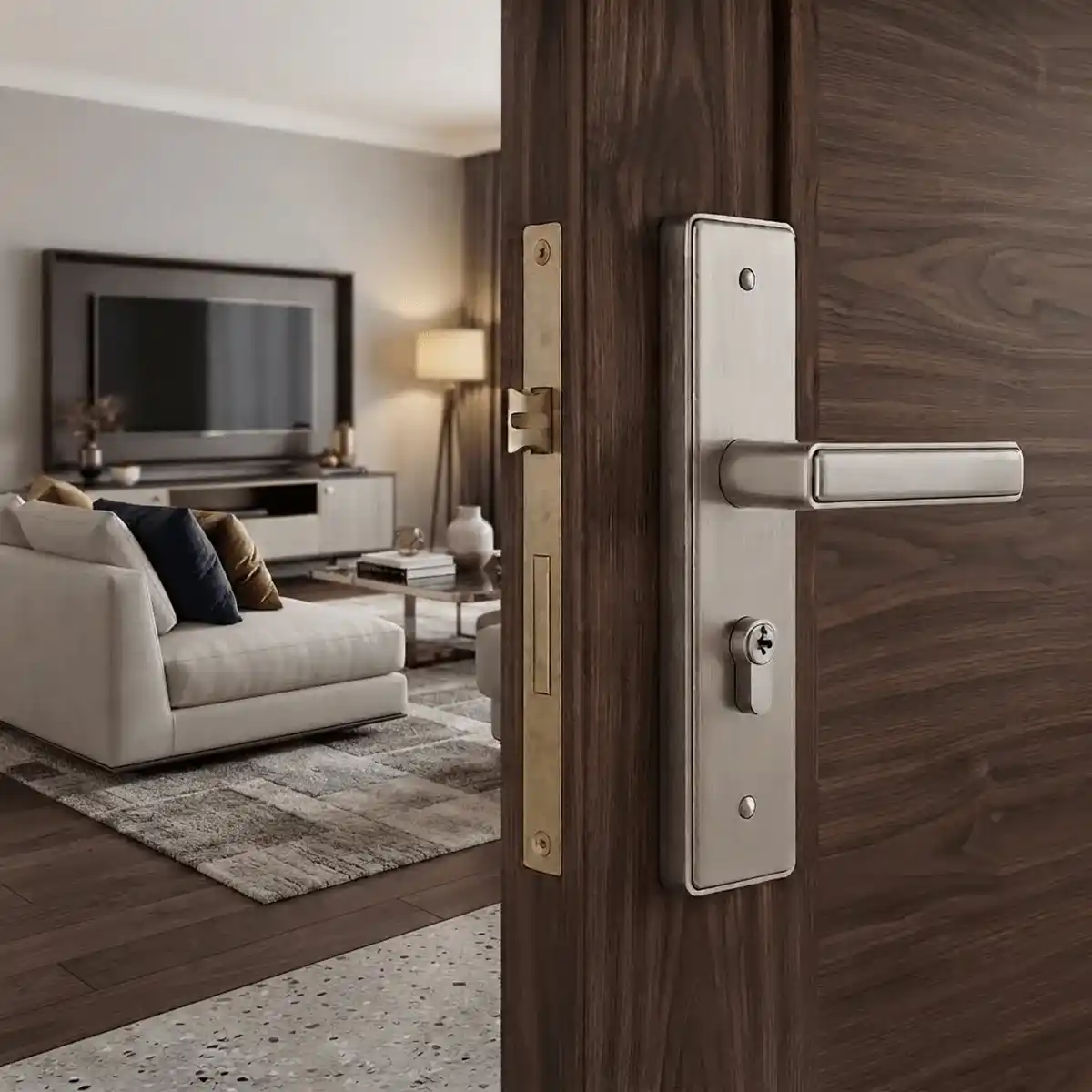 Outliner Door handle Lock set by smart living pakistan