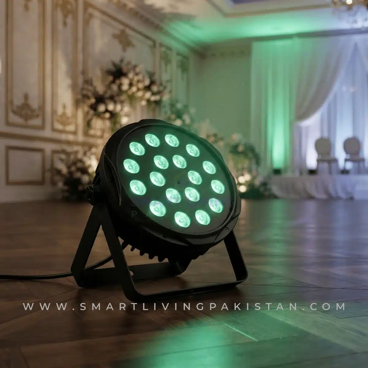 RGB Stage Light PAR Light RGB 18 LEDs by smart living pakistan