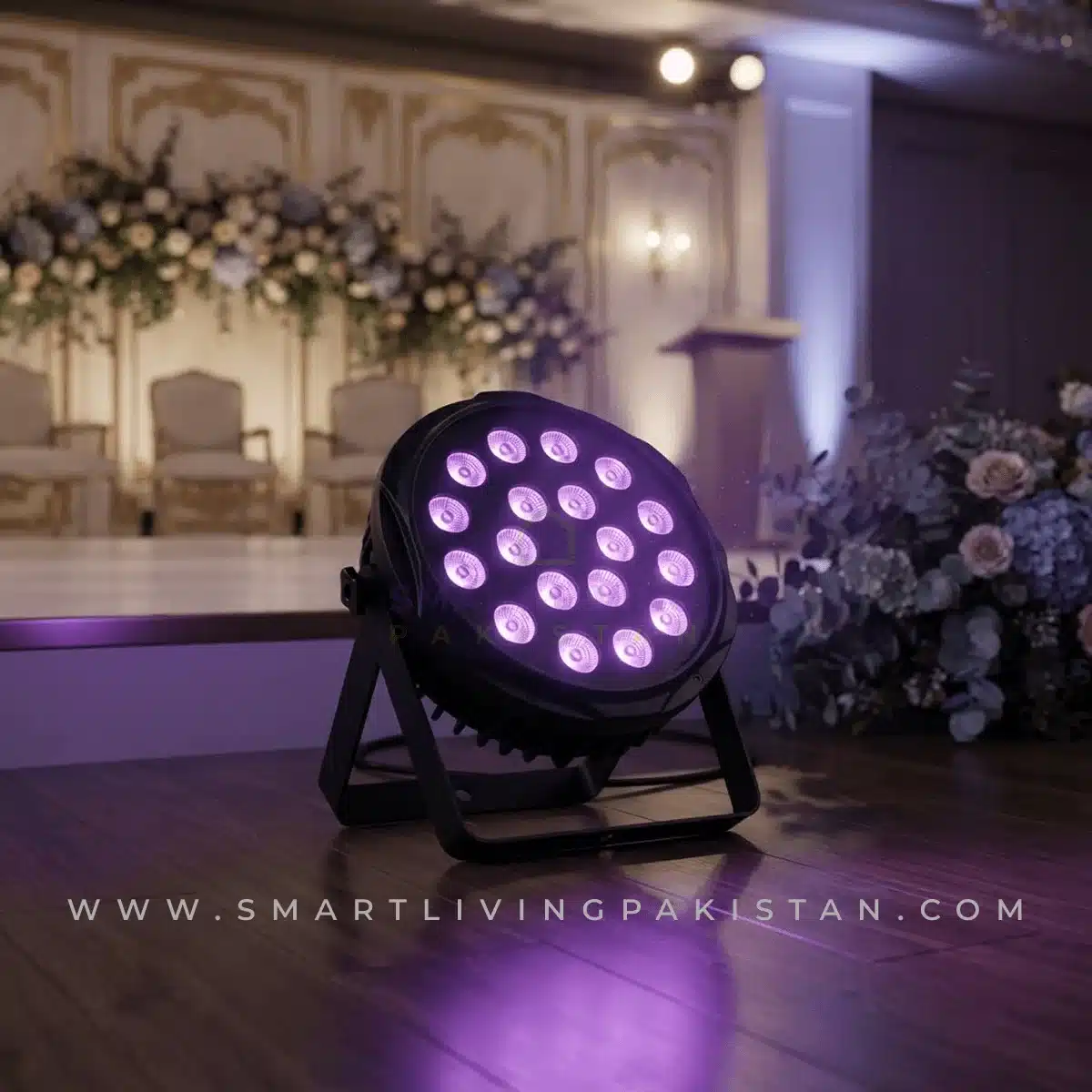 RGB Stage Light PAR Light RGB 18 LEDs by smart living pakistan