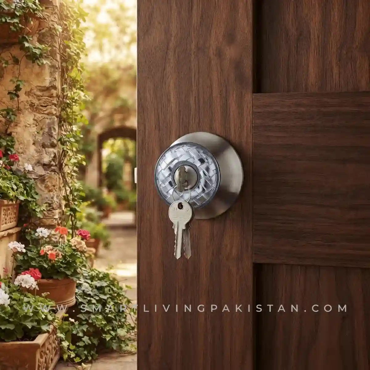 Silver Round Lock Set Halo by smart living pakistan