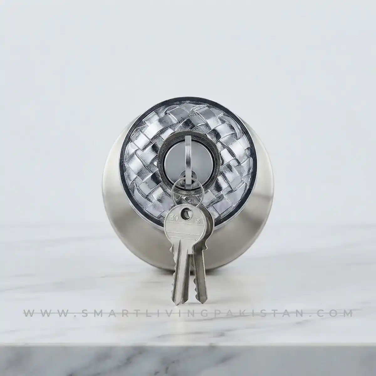 Silver Round Lock Set Halo by smart living pakistan
