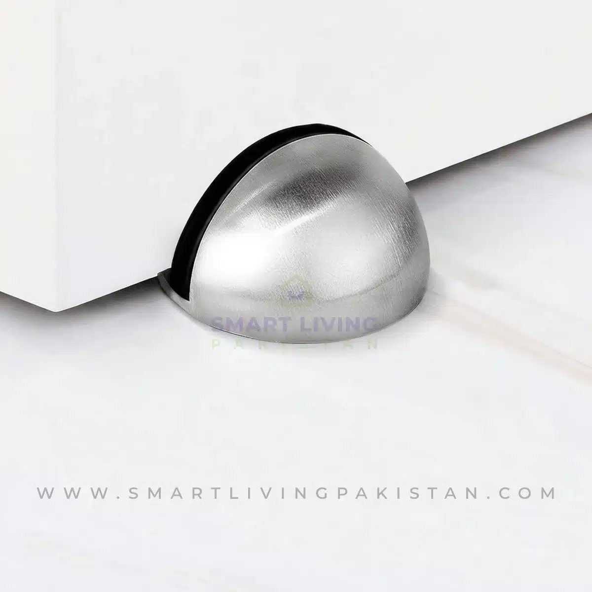 Silver Rubber Floor Stopper by smart living paksitan