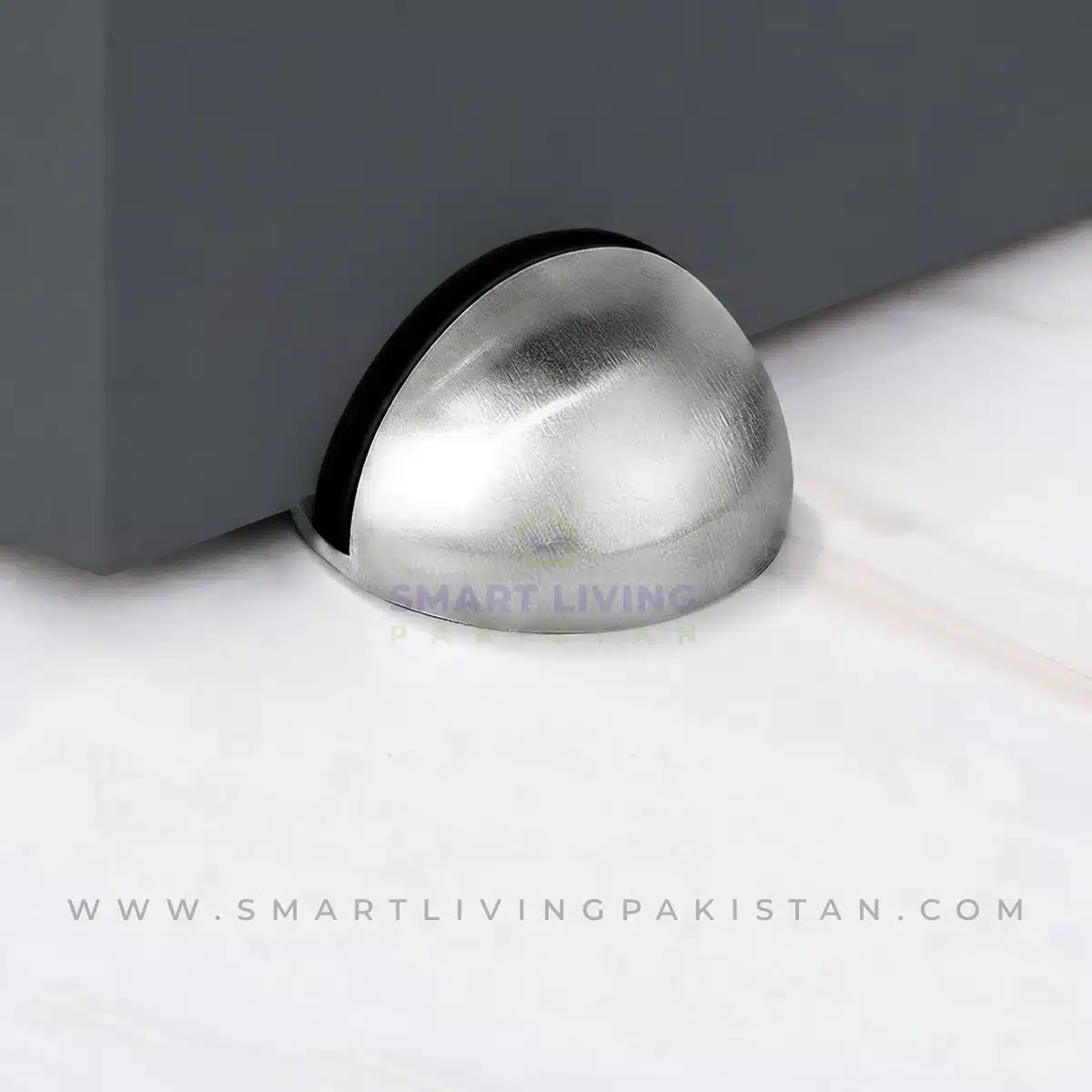 Silver Rubber Floor Stopper by smart living paksitan