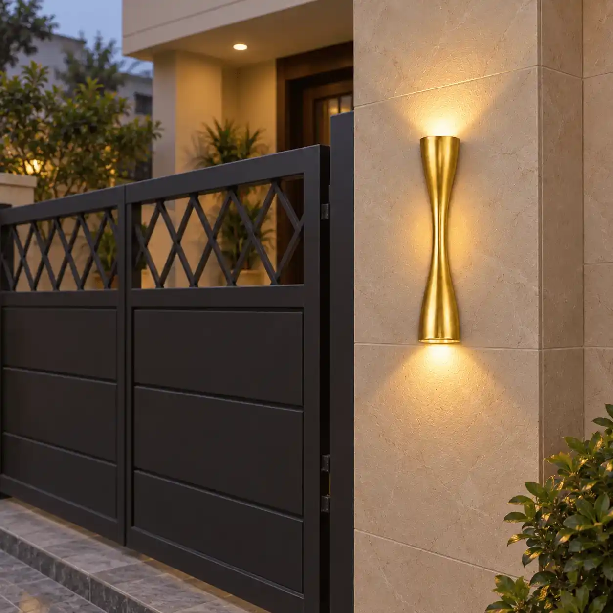 Golden Wall Sconce In Pakistan Modern Wall Sconce by smart living Pakistan