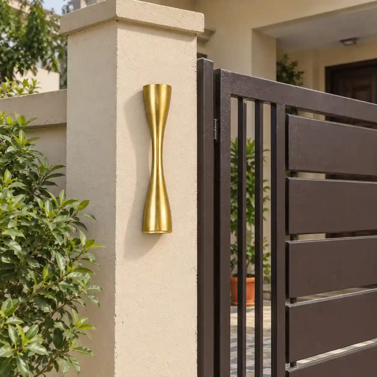 Golden Wall Sconce In Pakistan Modern Wall Sconce by smart living Pakistan