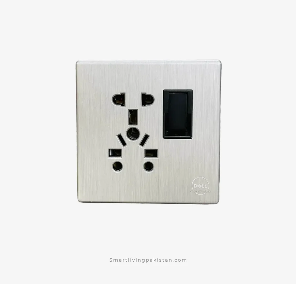 China Fitting Switch Plate Light plug - Galaxy Black Grey Series