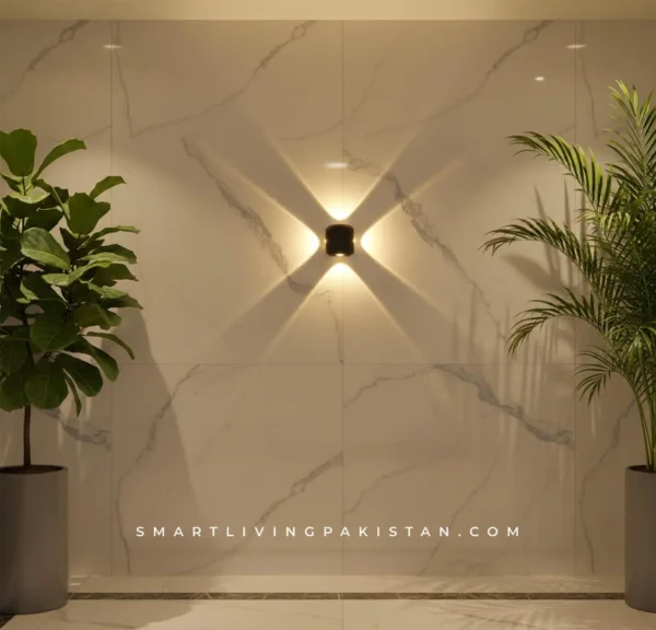 4-Way Metal LED Wall Light in Pakistan - Smart living pakistan smartlivingpakistan