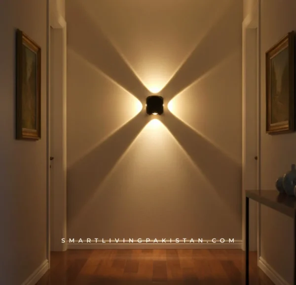 4-Way Metal LED Wall Light in Pakistan - Smart living pakistan smartlivingpakistan