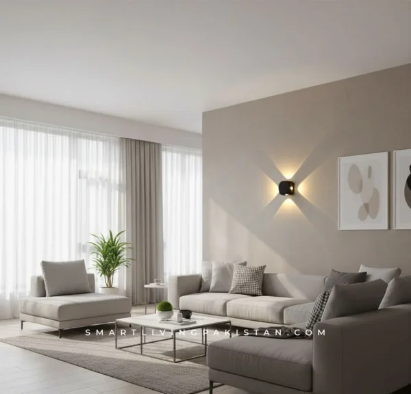 4-Way Metal LED Wall Light in Pakistan - Smart living pakistan smartlivingpakistan