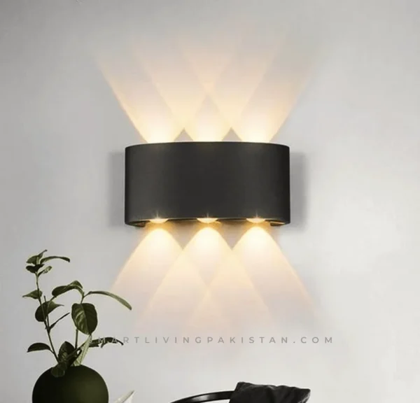 Waterproof 3 Up & Down Wall Light - Indoor & Outdoor - Smart Living Pakistan - smartlivingpakistan.com