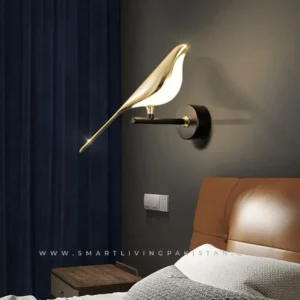 Modern LED Wall Light – Golden Bird Wall Light - - Smart living pakistan www.smartlivingpakistan.com