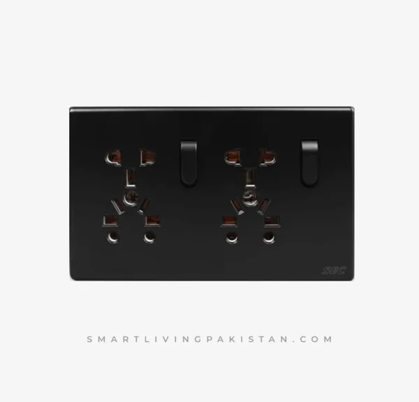 Modern Switch Boards in Pakistan - Antique Black Series - Smart Living Pakistan - www.smartlivingpakistan.com