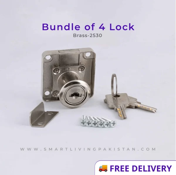 Stainless Steal Drawer Lock - Cabinet locks by smart Living Pakistan www.smartlivingpakistan.com