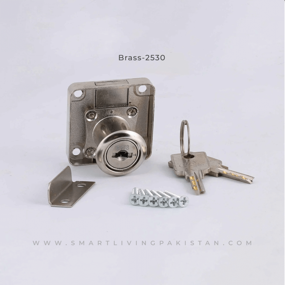 Stainless Steel Drawer Lock - Cabinet locks - Smart Living Pakistan