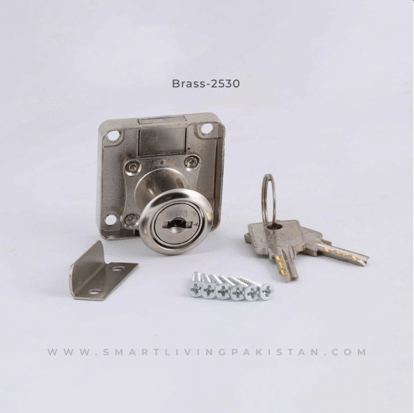 Stainless Steal Drawer Lock - Cabinet locks by smart Living Pakistan www.smartlivingpakistan.com