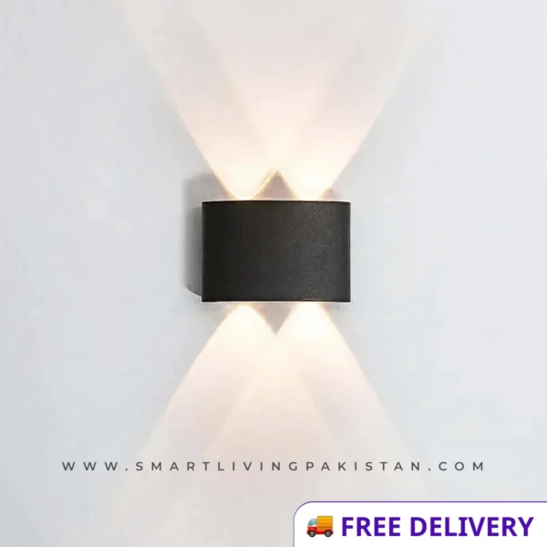 2 Way Black Metal Wall Light – Waterproof Wall Light in Pakistan by Smart Living Pakistan