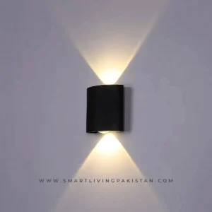 1 Way Wall light - Waterproof LED wall light - Black Metal by smart living pakistan