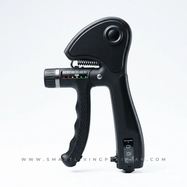 Multi Exercise Hand Gripper 5-60kg with Digital Counter Black