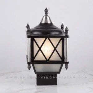 Cross Lines Pillar Light Modern Pillar Lights by Smart Living Pakistan