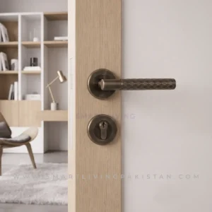 Diamond Cut Door Handle Lock by Smart Living Pakistan