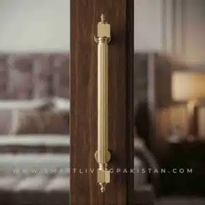 Main Entry Door Handle Fluted Gold and AB Color by Smart Living Pakistan