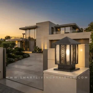 Lattice Pyramid Gate Pillar Light By Smart Living Pakistan