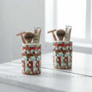 Mosaic Ceramic Bathroom Set Washroom set by Smart Living Pakistan