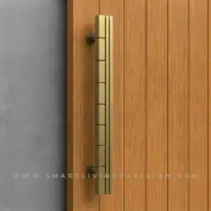Ribbed Bar Door Handle Antique Brass Color by Smart Living Pakistan