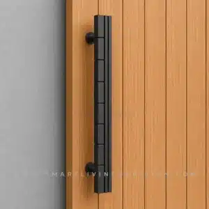 Ribbed Bar Door Handle Black Color by Smart Living Pakistan