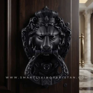 Black Crown Lion Door Knocker Scarface by smart living pakistan
