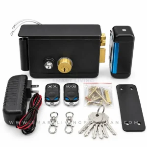 Electric Main Gate Lock With Remote Kit Heavy Duty Main Gate Lock by smart living Pakistan